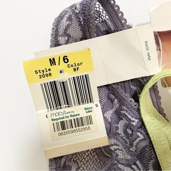 Vintage Lace Thong Panty Lot – Natori & Barely There New With Tags Y2K Lingerie - Picture 3 of 9